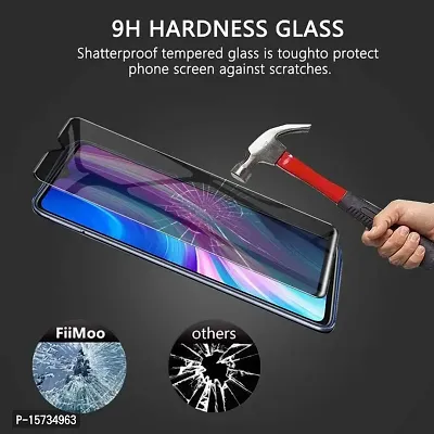 ZARALA Anti Spy Screen Protector for VIVO Y19- PRIVACY Filter 3D GLASS Edition Genuine Tempered Glass Full Screen Protector Guard Cover Compatible-thumb2