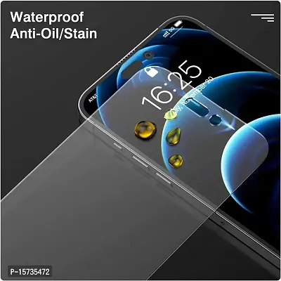 ZARALA Anti Glare Anti Finger Print Matte Finish Tempered Glass Screen Protector for iPhone 14 Pro Max - Black with Easy Installation Kit-thumb2