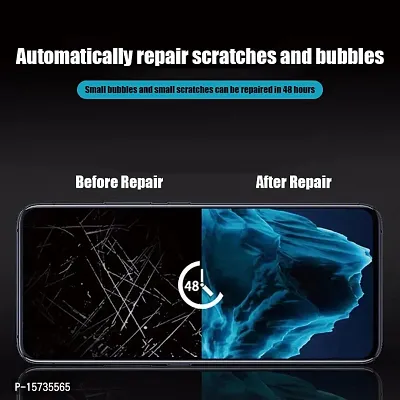 ZARALA Hydrogel Film Screen Protector Compatible with OnePlus 7 pro/oneplus 7t pro ?Full Coverage? Transparent Soft TPU Protective Film (Not Tempered Film)-thumb3