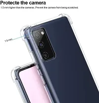 ZARALA Galaxy S20 FE 5G Case Clear 2020 with Tempered Glass, Flexible TPU Cover Soft Silicone Rubber Shell Slim Lightweight Shockproof Bumper Screen Protector for Galaxy S20 FE 5G (Case  Glass)-thumb4