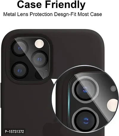 ZARALA for iPhone 13 Pro max Camera Lens Protector, Alloy Metal Camera Cover with Tempered Glass Screen Protector Accessories, Case Friendly for iPhone 13Pro max-thumb2