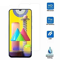 ZARALA Tempered Glass Full Screen Curved Edge -Edge Protection 9H Tempered Glass Screenguard for samsung galaxy M01S-thumb2