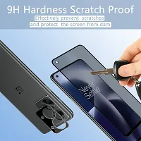 ZARALA [1 +1 Pack Privacy Screen Protector for OnePlus Nord 2T 5G + Black Camera Tempered Glass, [9H Hardness] [Anti Scratch] Anti-Spy Protector Film Compatible with OnePlus Nord 2T 5G-thumb4