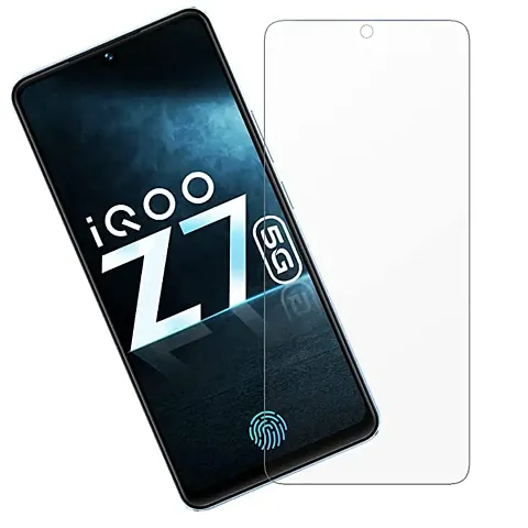 ZARALA Flexible, 9H Impossible Screen Protector Screen Guard Compatible for IQOO Z7 5G