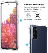 ZARALA Galaxy S20 FE 5G Case Clear 2020 with Tempered Glass, Flexible TPU Cover Soft Silicone Rubber Shell Slim Lightweight Shockproof Bumper Screen Protector for Galaxy S20 FE 5G (Case  Glass)-thumb2