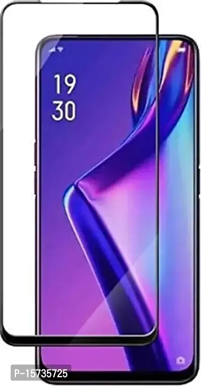 ZARALA screen guard for oppo reno 2z tempered glass 6d full glue cover edge-edge anti-scratch anti-fingerprint tempered glass for oppo reno 2z with easy installation kit full screen coverage (except edges) transparent-thumb2