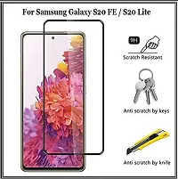 ZARALA Galaxy S20 FE Screen Protector, For Samsung S20 FE Screen Protector Film, Full Coverage Edge to Edge, Case Friendly Tempered Glass Screen Protector For Samsung Galaxy S20 FE 5G (Black)-thumb1