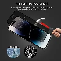 ZARALA Privacy Tempered Glass Screen Protector For iPhone 14 Pro Max with Edge to Edge Coverage and Easy Installation kit (Anti Spy Glass 14 Pro Max-thumb3