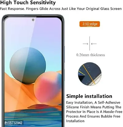 ZARALA for Xiaomi Redmi Note 10 Full Cover Tempered Glass Screen Protector (Redmi Note 10)-thumb5