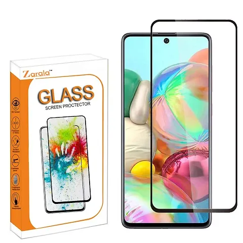ZARALA samsung galaxy f62 11D Tempered Glass For Transparent Full Screen Coverage samsung galaxy f62