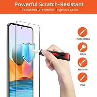 ZARALA for Redmi Note 11T 5G 6.60 Inch Tempered Glass Screen Protector, [3 Pack] 9H Hardness/High Clear/Bubble Free/Screen Tempered Glass Protective Film for Redmi Note 11T 5G-thumb1