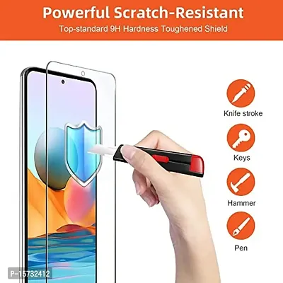ZARALA for Redmi Note 11T 5G 6.60 Inch Tempered Glass Screen Protector, [3 Pack] 9H Hardness/High Clear/Bubble Free/Screen Tempered Glass Protective Film for Redmi Note 11T 5G-thumb2