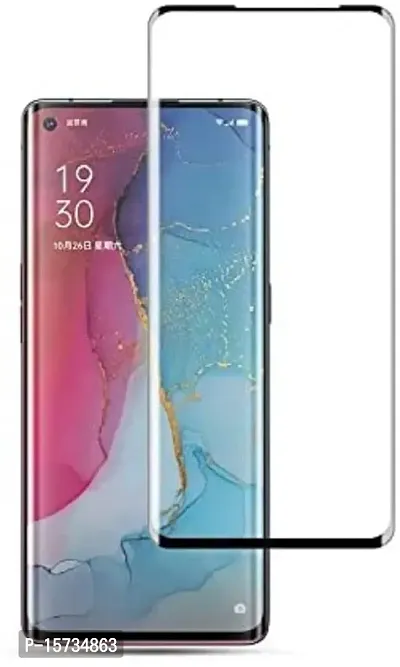 ZARALA Tempered Glass Film For OPPO Reno 5 Pro 5G 9H 3D Curved Full Screen Tempered Glass Film Tempered Glass Film-thumb0