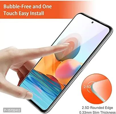 ZARALA for Redmi Note 11T 5G 6.60 Inch Tempered Glass Screen Protector, [3 Pack] 9H Hardness/High Clear/Bubble Free/Screen Tempered Glass Protective Film for Redmi Note 11T 5G-thumb3