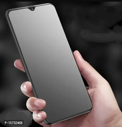 ZARALA anti-fingerprint scratch shock resistant matte hammer proof impossible film screen protector (not a tempered glass) for redmi 9a full screen coverage (except edges) transparent-thumb0