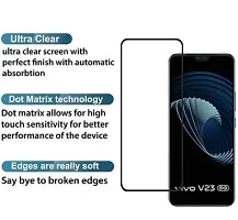 ZARALA Tempered Glass Screen Protector For Vivo V23 5G Premium 9H Hardness 6D Full Glue Cover Friendly Anti-scratch Screen guard for Vivo V23 5G with Easy Self Installation Kit (Pack Of 1)-thumb3