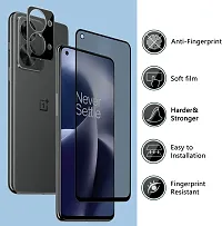 ZARALA [1 +1 Pack Privacy Screen Protector for OnePlus Nord 2T 5G + Black Camera Tempered Glass, [9H Hardness] [Anti Scratch] Anti-Spy Protector Film Compatible with OnePlus Nord 2T 5G-thumb1