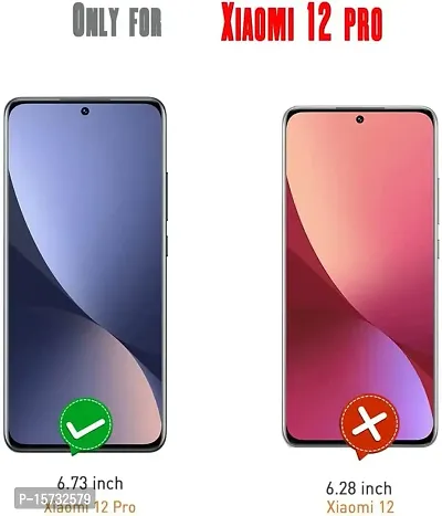 ZARALA For Xiaomi Mi 12 Pro 5G Ultra Unbreakable Screen Guard Designed For For Xiaomi Mi 12 Pro 5G With Edge To Edge Full Screen Coverage {Hammer Proof, Scratch-Less And Anti -Fingerprint-thumb2