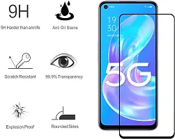 ZARALA Compatible with OPPO Reno 8 Lite 5G Screen Protector Tempered Glass, Anti-Scratch HD 9H Hardness Protective Film for OPPO Reno 8 Pro 5G No bubble,Easy Install-thumb1