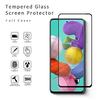 ZARALA Tempered Glass Screen Guard Gorilla Protector for Samsung Galaxy A51 (Transparent)-thumb2