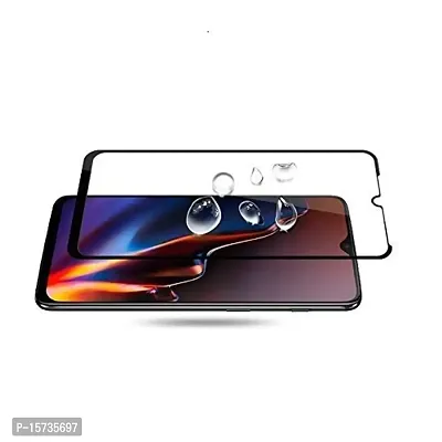 ZARALA [PACK OF 1 Redmi 9 Power 5D Tempered, Full Tempered Glass For Redmi 9 Power - Black-thumb2