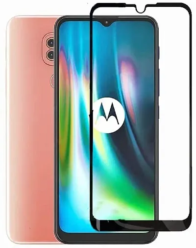 ZARALA for Motorola Moto E7 Plus Screen Protector,[9H Hardness,Full Coverage,No Bubbles,Fingerprint], Tempered Glass Film for Motorola Moto E7 Plus-