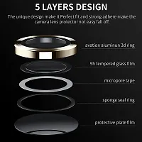 ZARALA for Samsung Galaxy Z Fold 4 Camera Lens Protector Case Cover, Anti Scratch HD Tempered Metal Glass Camera Screen Protector Shockproof Film for Galaxy Z Fold 4 5G 2022 Accessories,Gold-thumb3