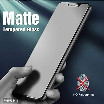 ZARALA [ Premium HD Matte Tempered Glass For Xiaomi Redmi Note 12 Pro Screen Protector [ Super Smooth ] Full Coverage 9H Hardness Edge To Edge Front Matte Temper Glass Guard With Installation Kit-thumb5