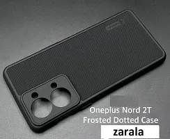 ZARALA Super Frosted Shield Pro Back Silicone Soft Mobile Case Compatible with OnePlus Nord 2T Dotted Slim-Fit Design TPU Shockproof Cover (OnePlus Nord 2T)-thumb3