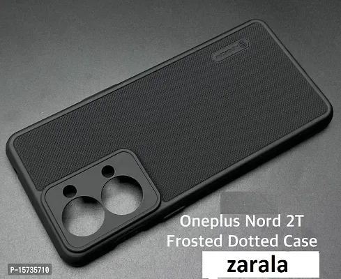 ZARALA Super Frosted Shield Pro Back Silicone Soft Mobile Case Compatible with OnePlus Nord 2T Dotted Slim-Fit Design TPU Shockproof Cover (OnePlus Nord 2T)-thumb4