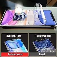 ZARALA [1 pise High Sensitivity Hydrogel Screen Protector Transparent Soft TPU Protective Film [Fingerprint Unlock Compatible for iPhone 13 Pro Max Transparent-thumb1