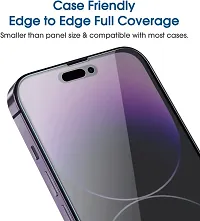 ZARALA Privacy Tempered Glass Screen Protector For iPhone 14 pro with Edge to Edge Coverage and Easy Installation kit (Anti Spy Glass For iPhone 14 Pro-thumb4