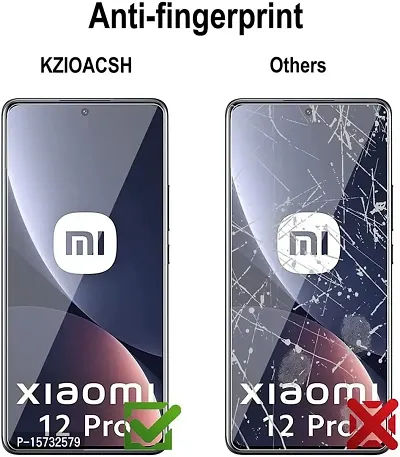 ZARALA For Xiaomi Mi 12 Pro 5G Ultra Unbreakable Screen Guard Designed For For Xiaomi Mi 12 Pro 5G With Edge To Edge Full Screen Coverage {Hammer Proof, Scratch-Less And Anti -Fingerprint-thumb3