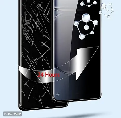 ZARALA Tempered Glass Touch Screen Protector Compatible For Moto G62 5G -Black Edges (Full Screen Coverage)-thumb3