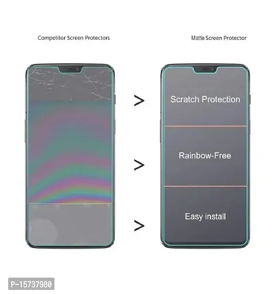 ZARALA vivo y50 Anti-Fingerprint Scratch Shock Resistant Matte Hammer Proof Impossible Film Screen Protector (Not a Tempered Glass) for vivo y50 matte-thumb3