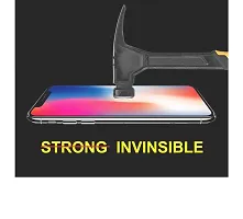 ZARALA realme c3 full edge-to-edge coverage .3 mmtempered glass screen protector for realme c3 edge to edge full screen coverage transparent-thumb3