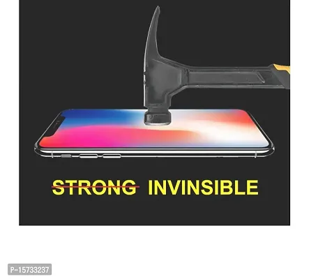 ZARALA realme c3 full edge-to-edge coverage .3 mmtempered glass screen protector for realme c3 edge to edge full screen coverage transparent-thumb4