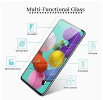 ZARALA samsung galaxy a21 full edge-to-edge coverage .3 mmtempered glass screen protector for SAMSUNG GALAXY A21 edge to edge full screen coverage transparent-thumb1