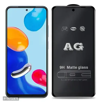 ZARALA HD Matte Tempered Glass For Redmi Note 12 Pro 5G Screen Protector [ Super Smooth ] Full Coverage 9H Hardness Edge To Edge Front Matte Temper Glass Guard With Installation Kit-thumb0