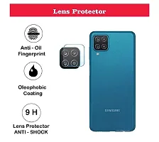 ZARALA Samsung Galaxy f12 Camera Lens Protector [Scratch-Resistant] [Fingerprint-Resistant] [Ultra-Thin] Flexible Glass Camera Protector for Samsung Galaxy f12 (2021)-thumb1