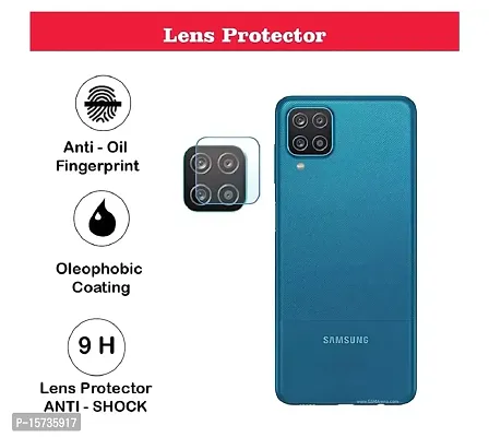 ZARALA Samsung Galaxy f12 Camera Lens Protector [Scratch-Resistant] [Fingerprint-Resistant] [Ultra-Thin] Flexible Glass Camera Protector for Samsung Galaxy f12 (2021)-thumb2