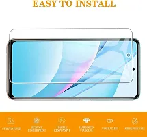 ZARALA Tempered Glass Screen Protector Compatible for Redmi K50i with Edge to Edge Coverage and Easy Installation kit,Transparent-thumb2