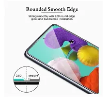 ZARALA samsung galaxy a21 full edge-to-edge coverage .3 mmtempered glass screen protector for SAMSUNG GALAXY A21 edge to edge full screen coverage transparent-thumb3