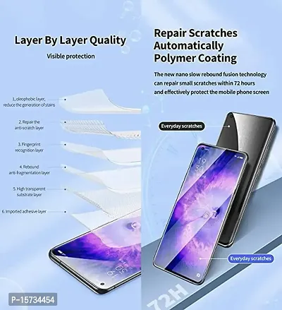 ZARALA Hydrogel Film Screen Protector Compatible with OnePlus Nord Ce 3 Lite 5G Transparent Soft TPU Protective Film (Not Tempered Film)-thumb4