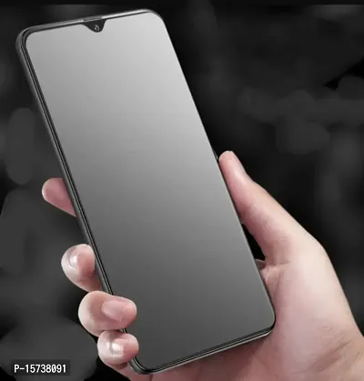 ZARALA Redmi 9 Prime Anti-Fingerprint Scratch Shock Resistant Matte Hammer Proof Film Screen Protector Tempered Glass Designed for Redmi 9 Prime Edge to Edge Full Screen Coverage Transparent-thumb0