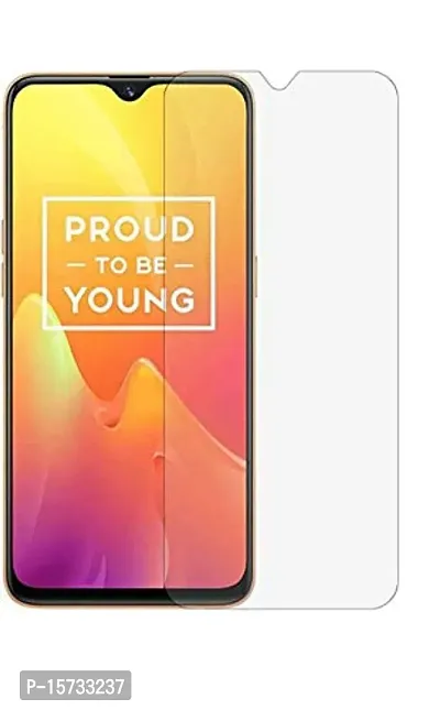 ZARALA realme c3 full edge-to-edge coverage .3 mmtempered glass screen protector for realme c3 edge to edge full screen coverage transparent-thumb0