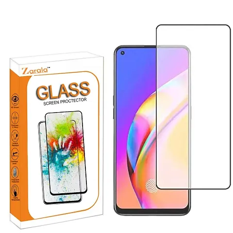 ZARALA oppo f19 pro Tempered Glass For Transparent Full Screen Coverage oppo f19 pro