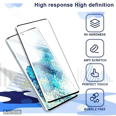 ZARALA Galaxy S20 Tempered Glass Screen Protector, 1 Pack No Bubble/Ultra Clear/Anti Scratch, 3D Full Coverage Protective Film for Samsung Galaxy S20-thumb2