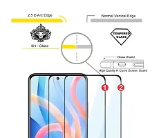 ZARALA Redmi Note 12 5G Tempered Glass (Pack Of 2) | Screen Protector Full HD Quality Edge to Edge Coverage for Xiaomi Redmi Note 12 5G - Black (Pack Of 2)-thumb2