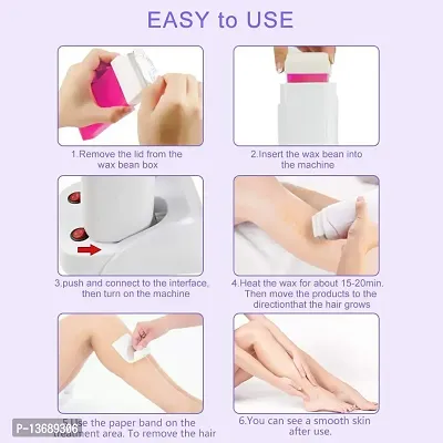 CUVLY Hair removal Roll On wax Liposoluble wax Refill-300ml [ Pack of 2 / 150 Ml ]-thumb3